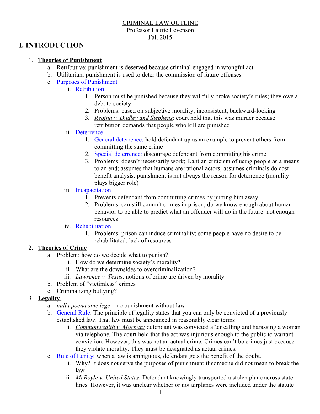 Criminal Law Outline s3