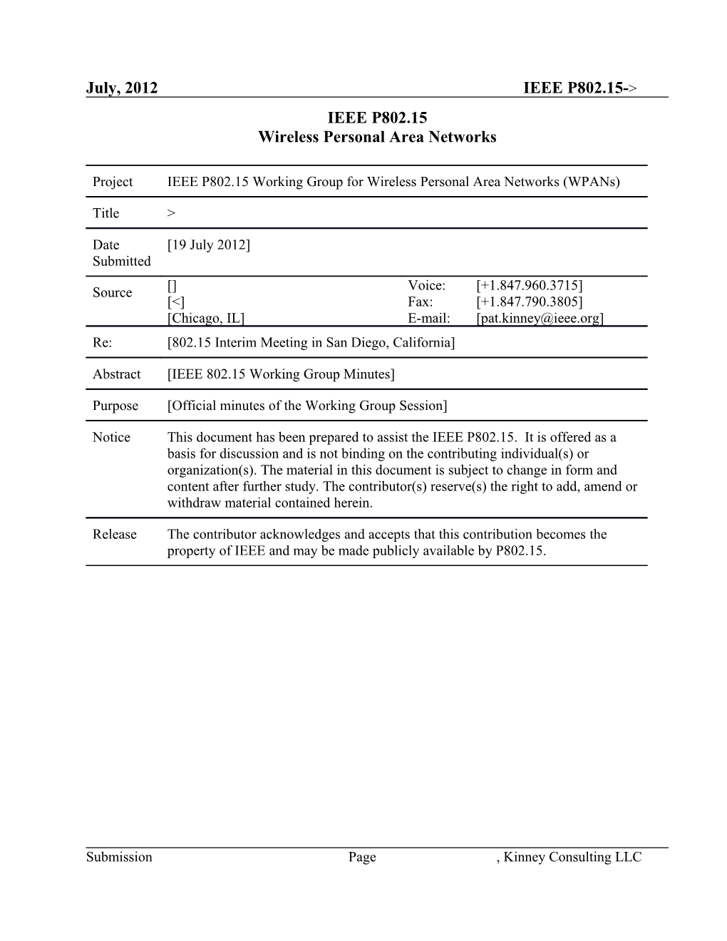 Wireless Personal Area Networks s17