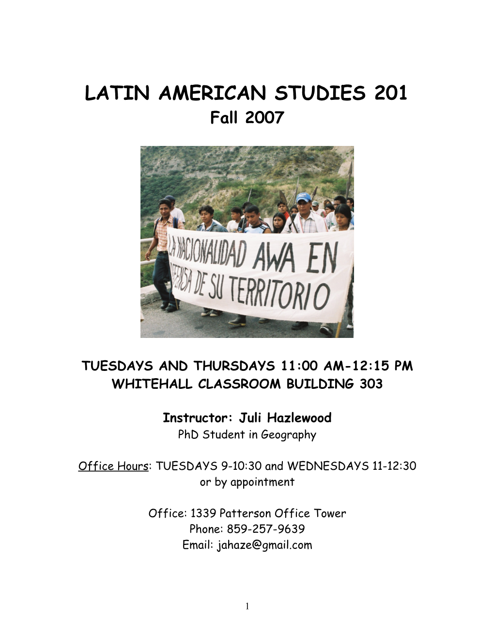 Latin American Studies