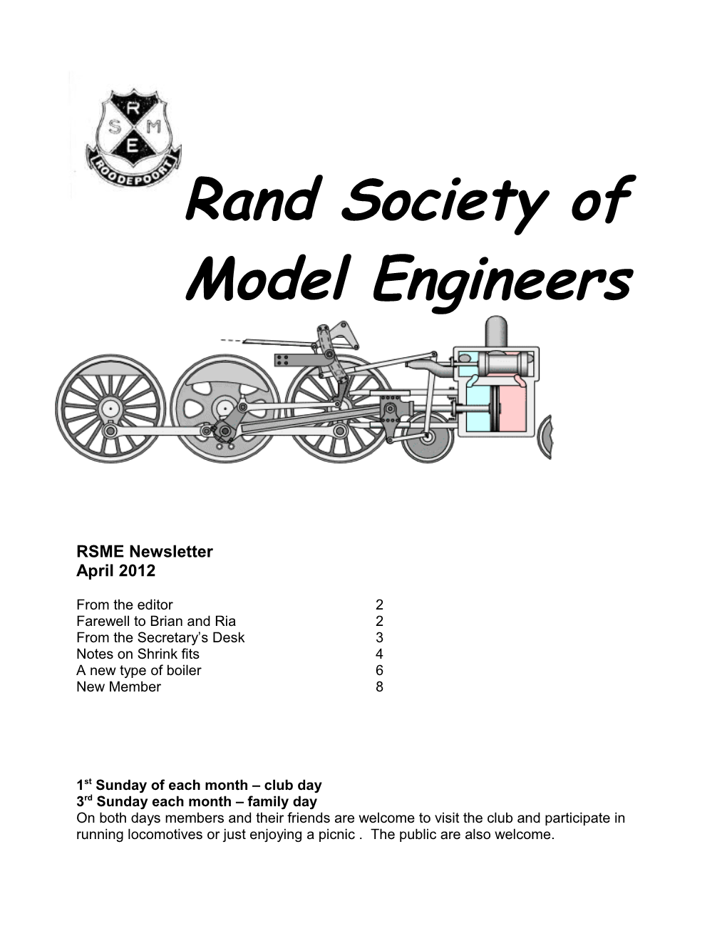 Rand Society of Model Engineers