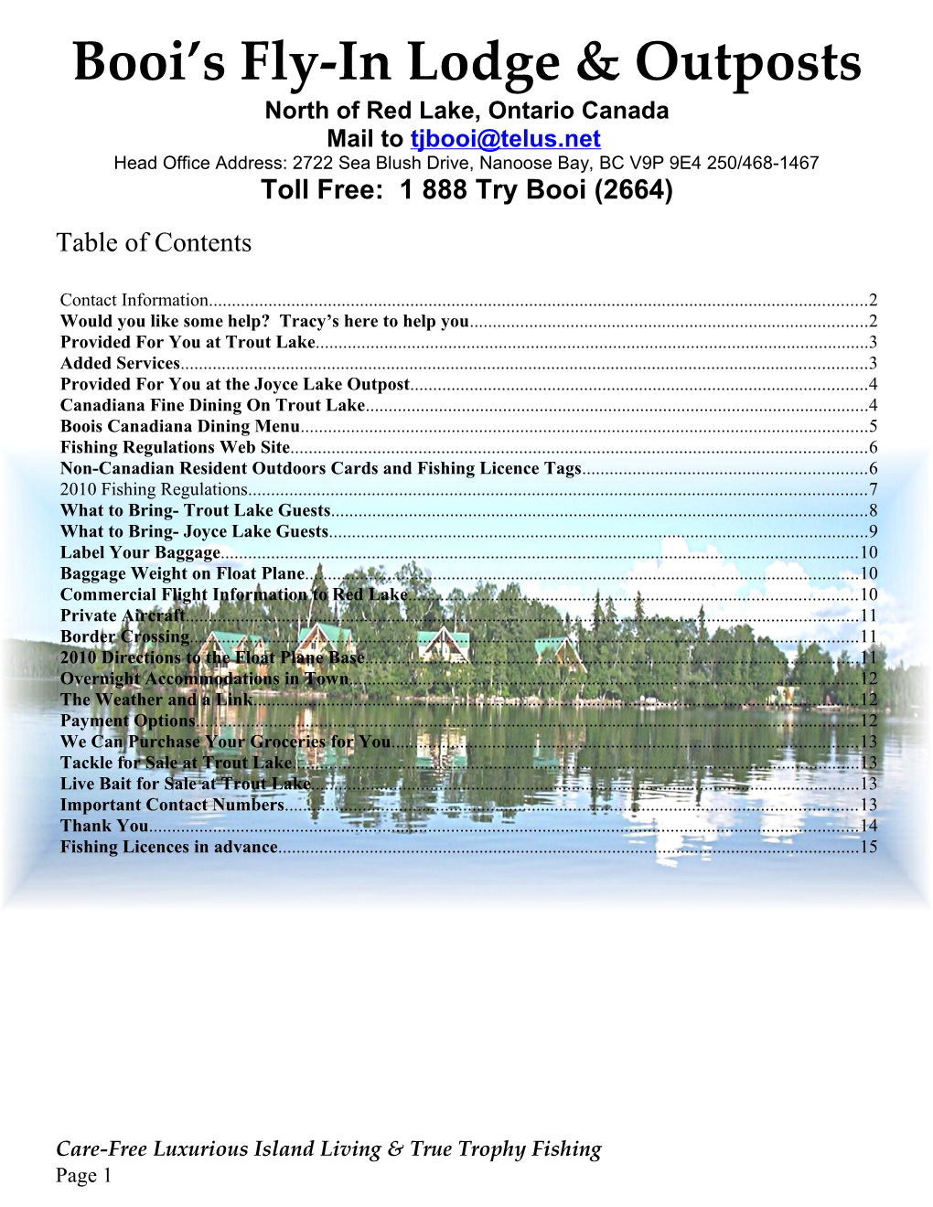 Table of Contents s215