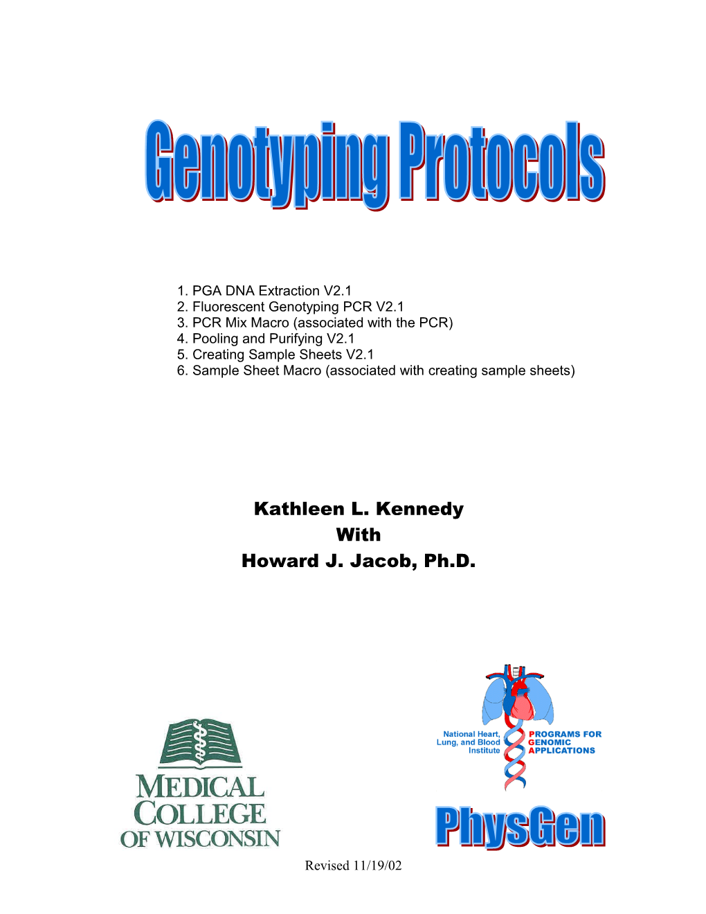 PGA DNA Extraction and Spec Protocol