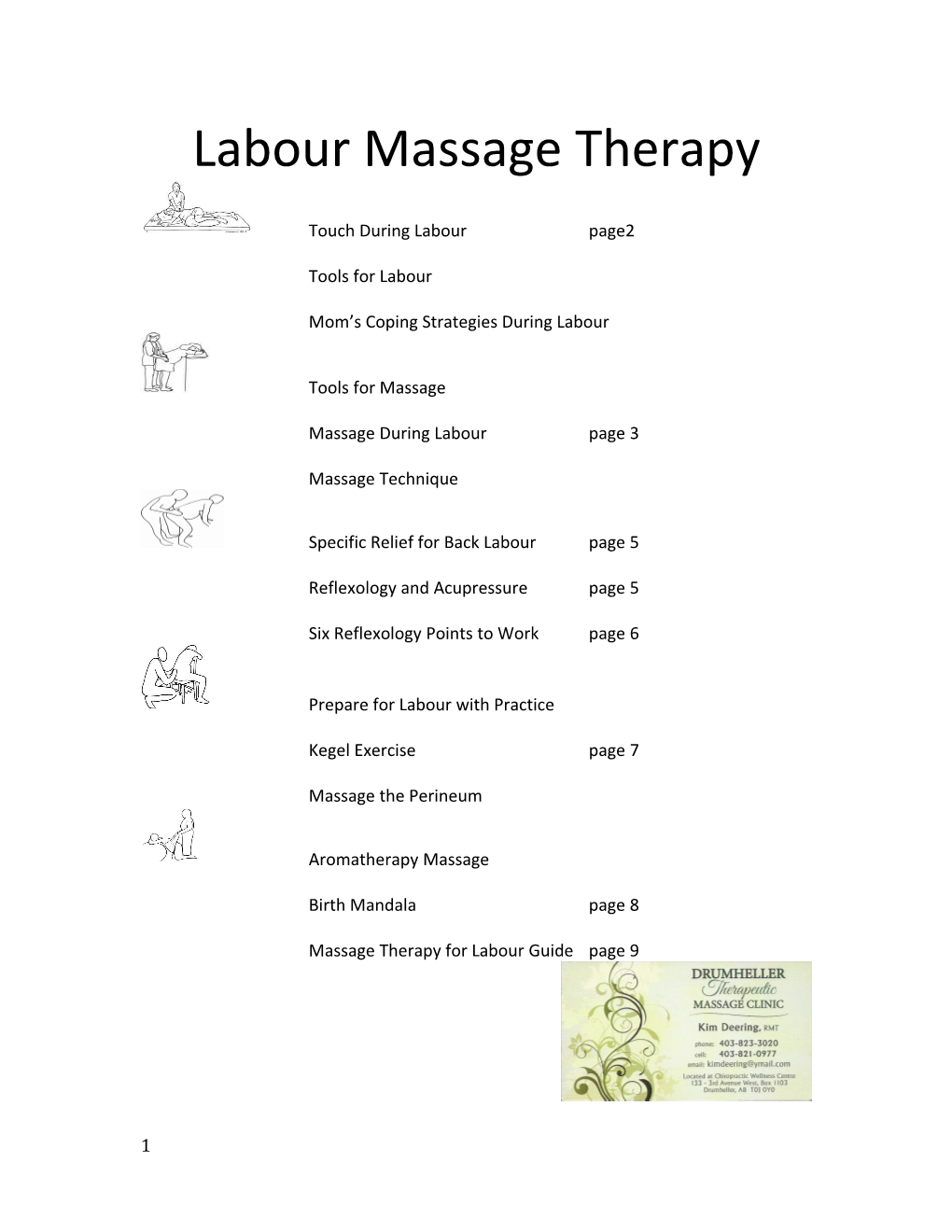 Labour Massage Therapy