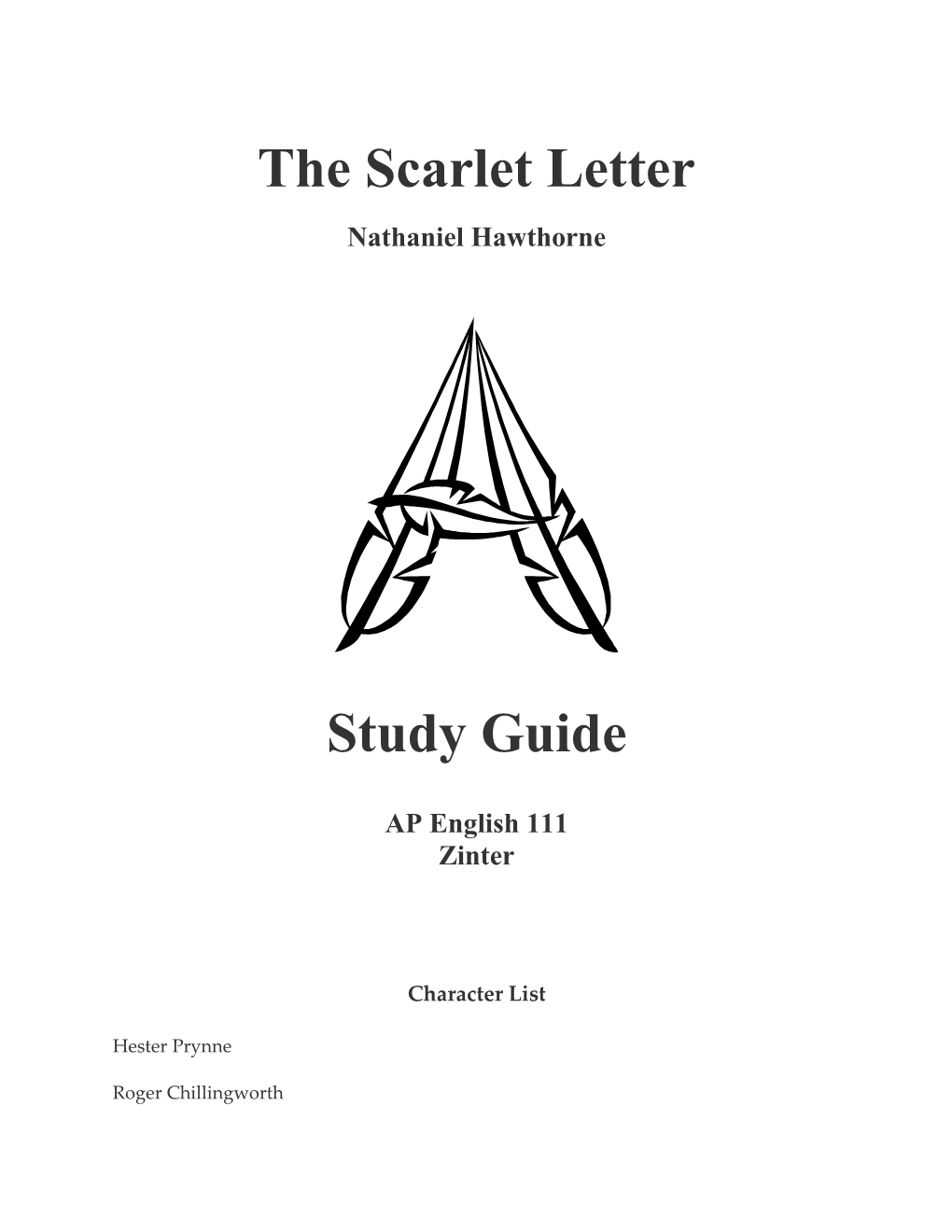 The Scarlet Letter s1