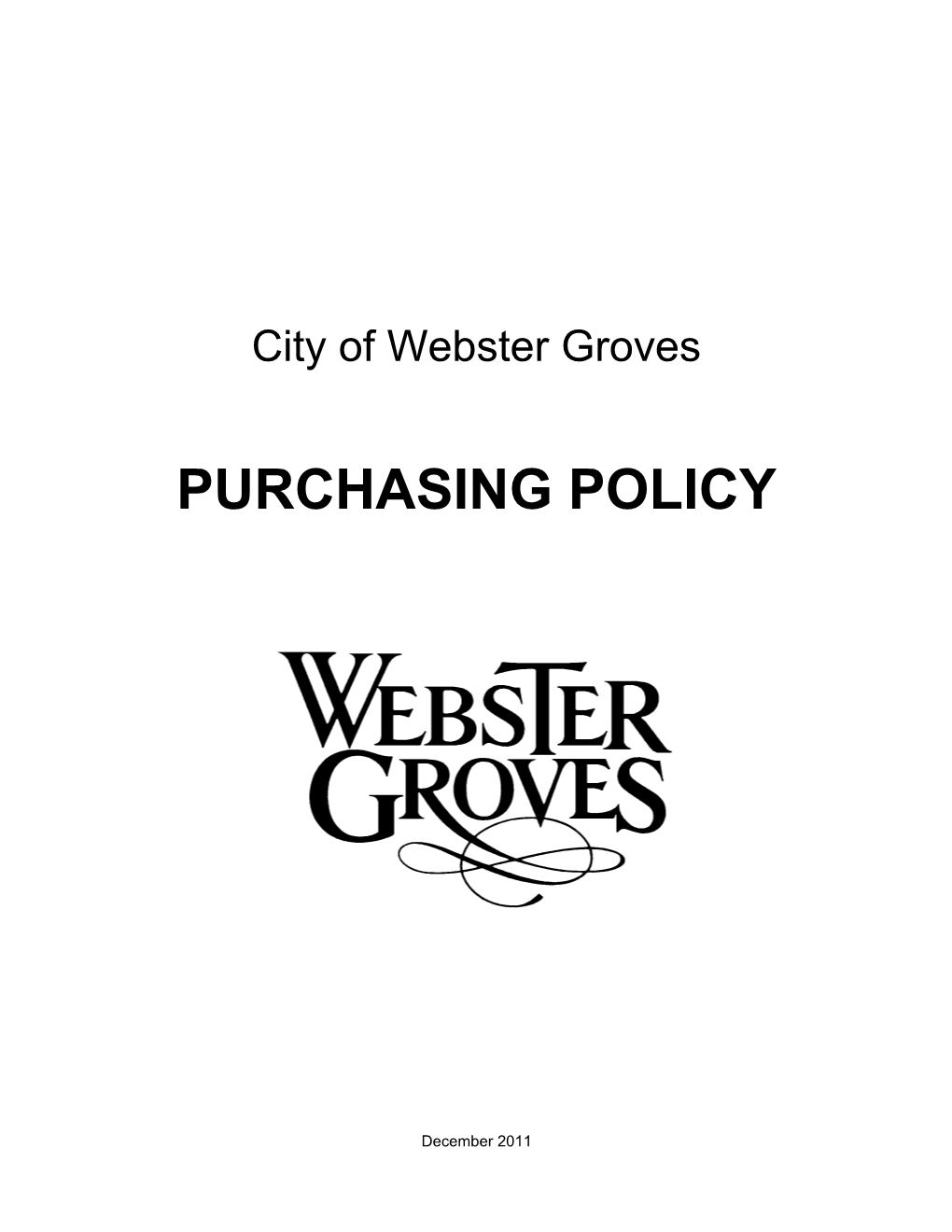 City of Webster Groves