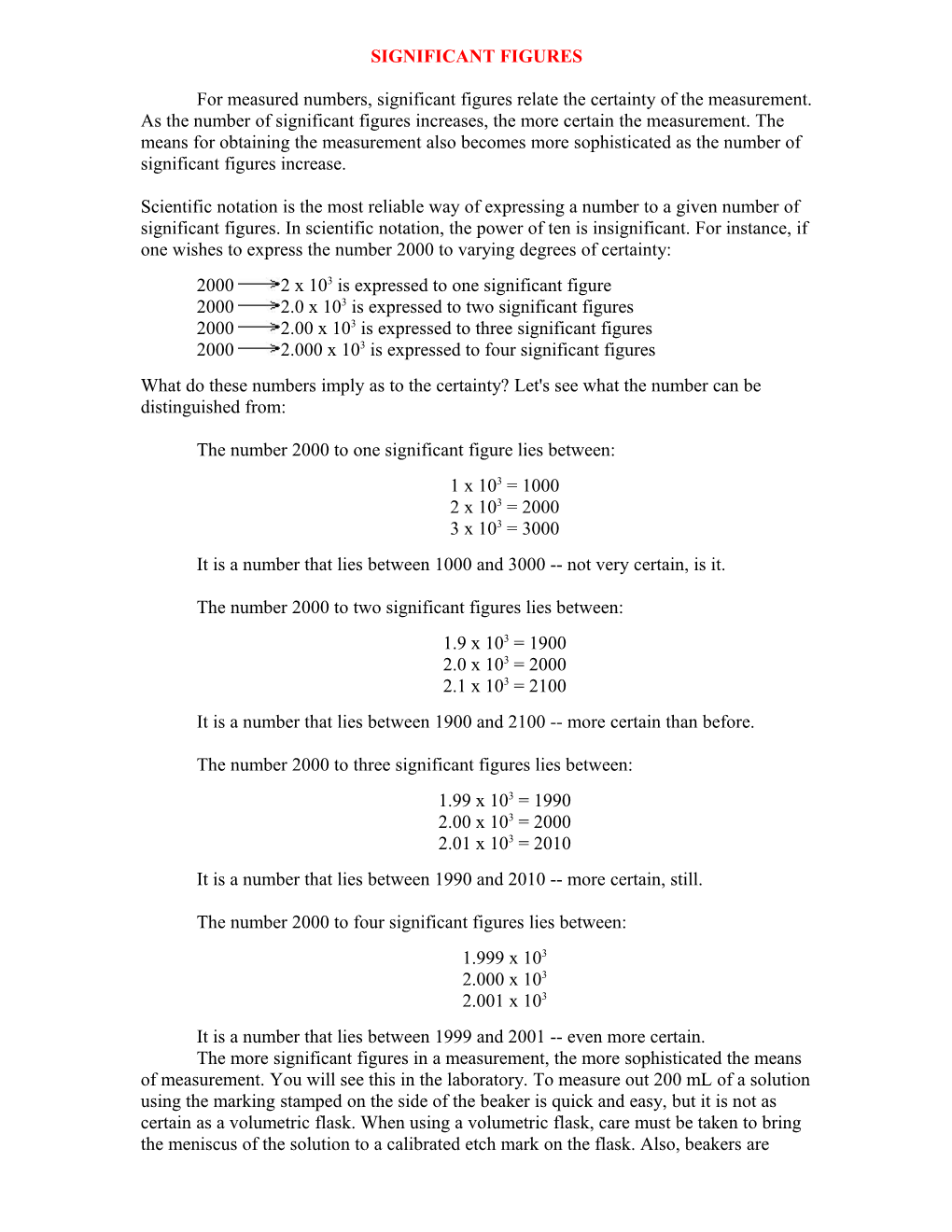 Significant Figures s1