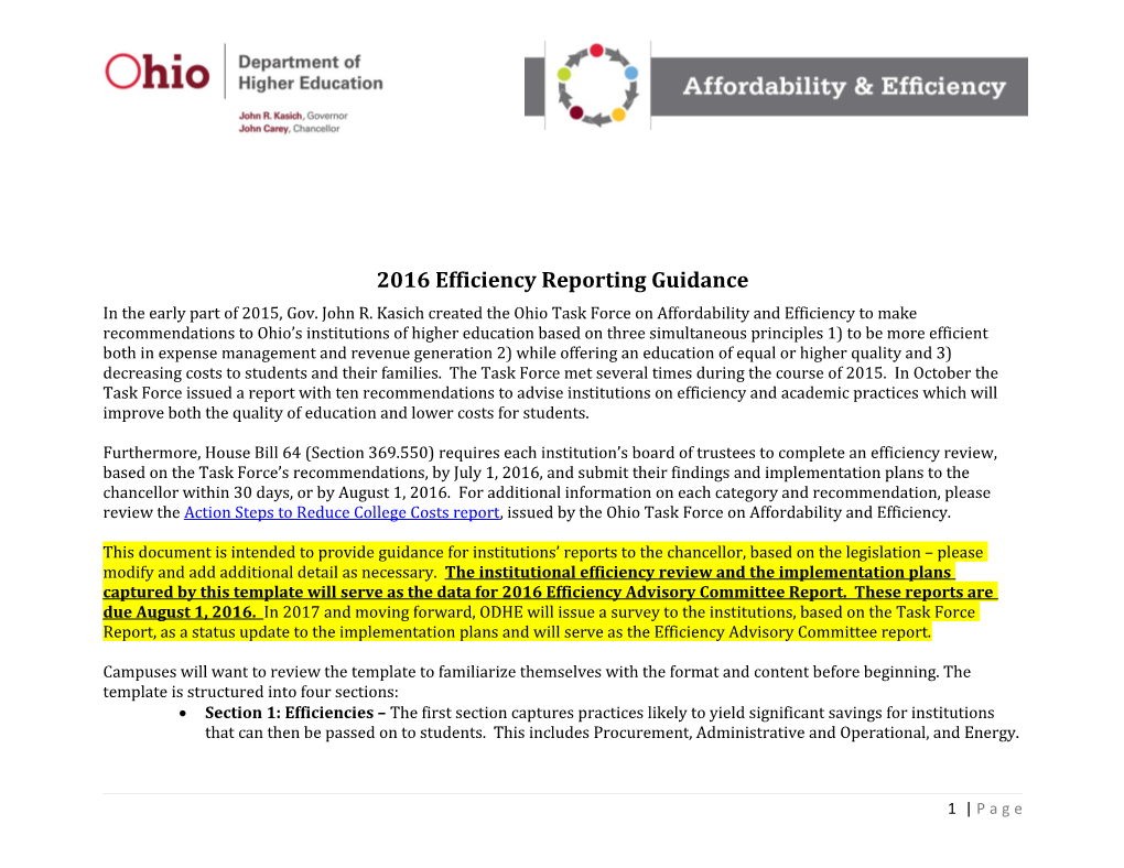 2016 Efficiency Reporting Guidance s1