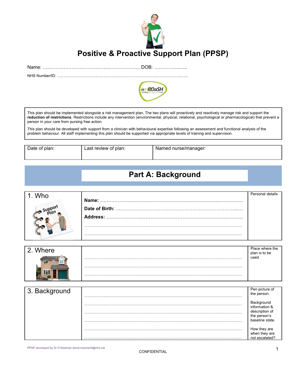 Check the Person Understands the Content of This Plan Before They Are Asked to Sign It*