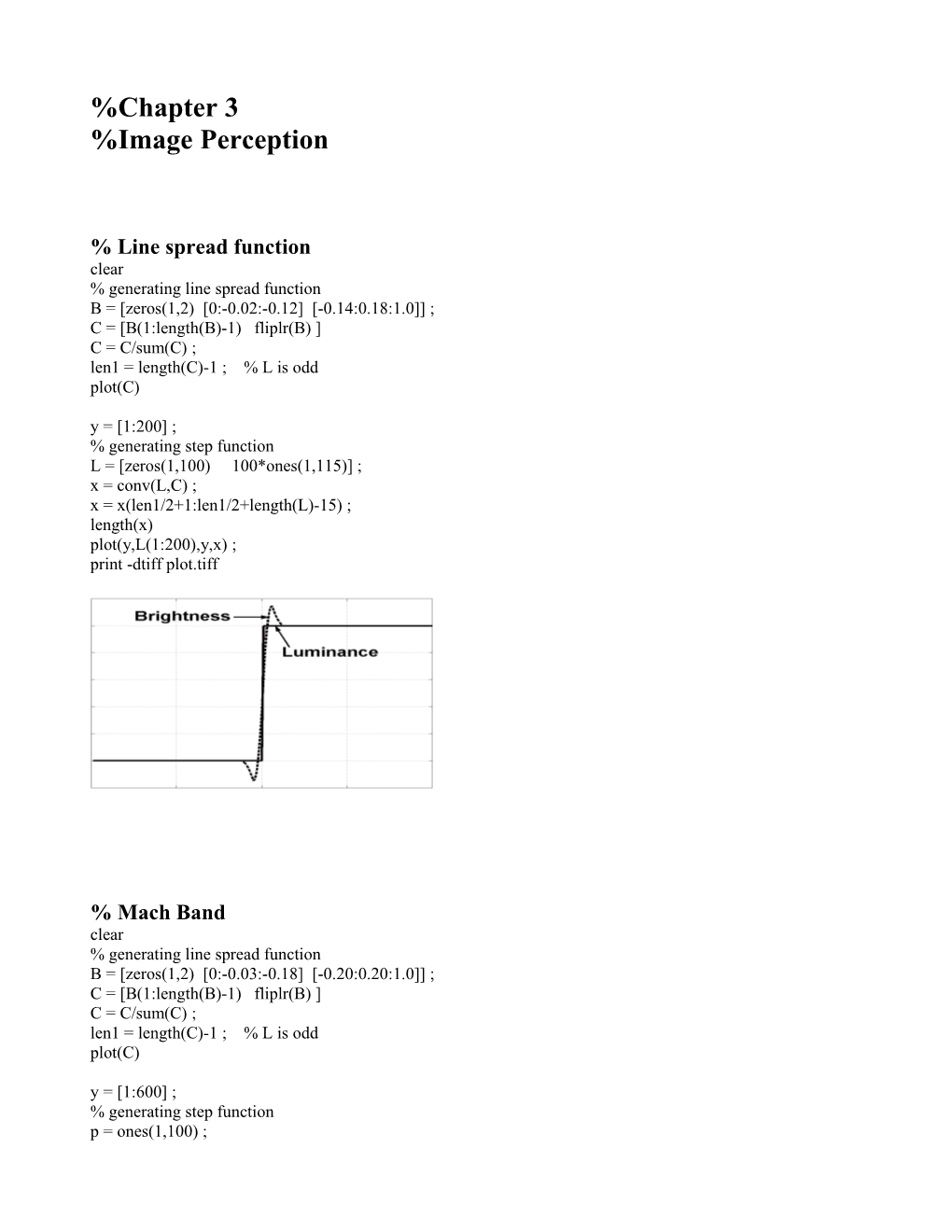 %Image Perception