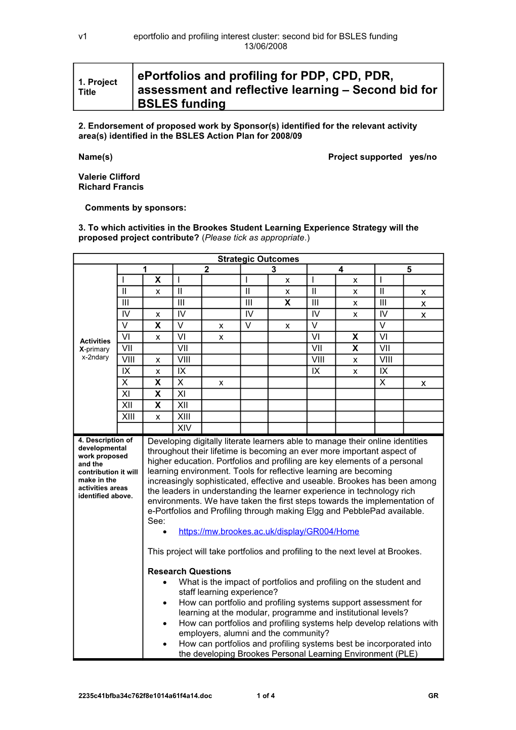 Brookes Student Learning Experience Strategy 2006/10