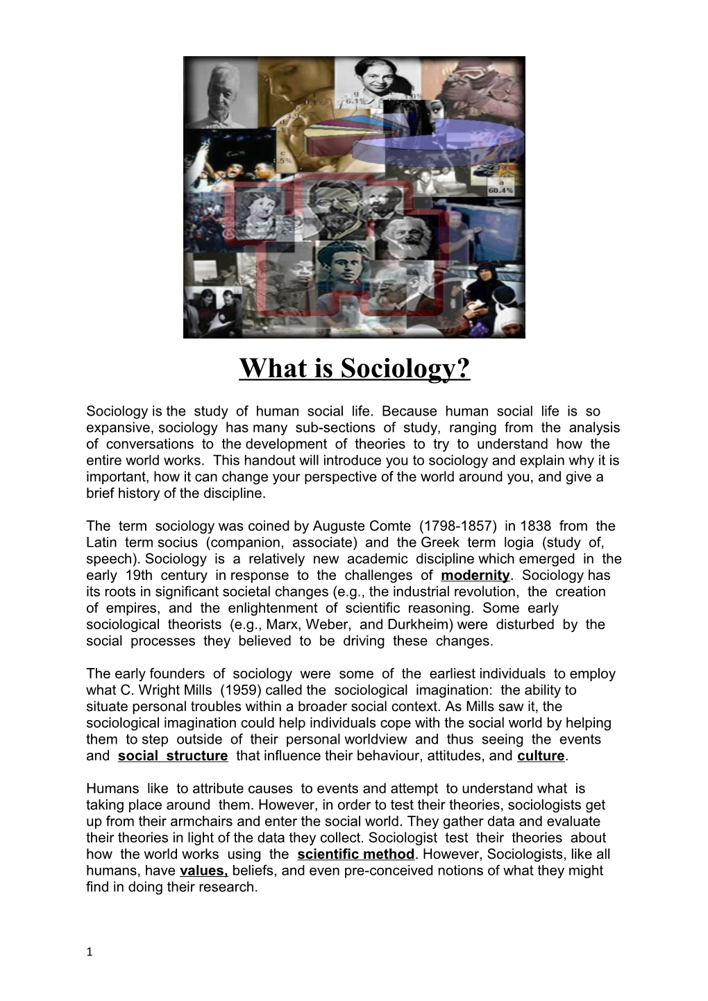 What Is Sociology?