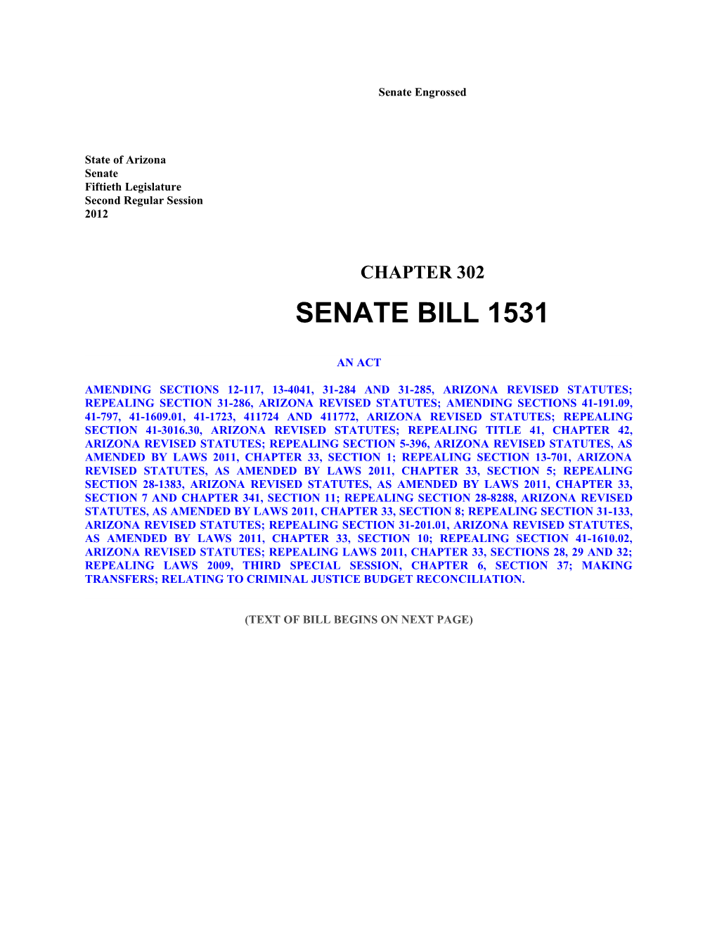 Text of Bill Begins on Next Page