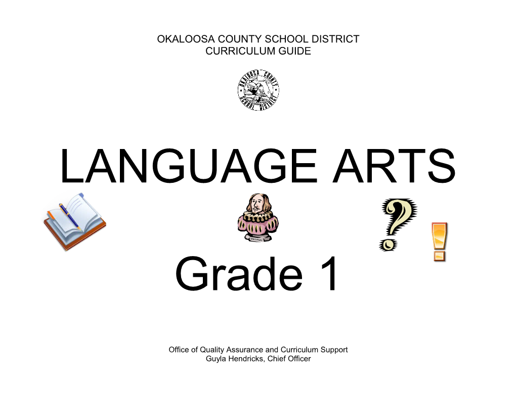 Curriculum Guide for Language Arts