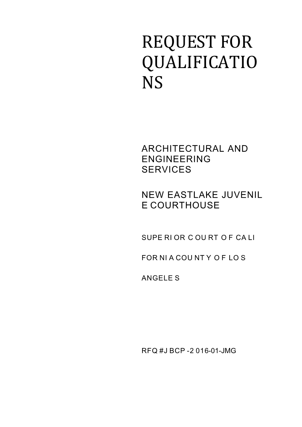 Architectural and Engineering Services