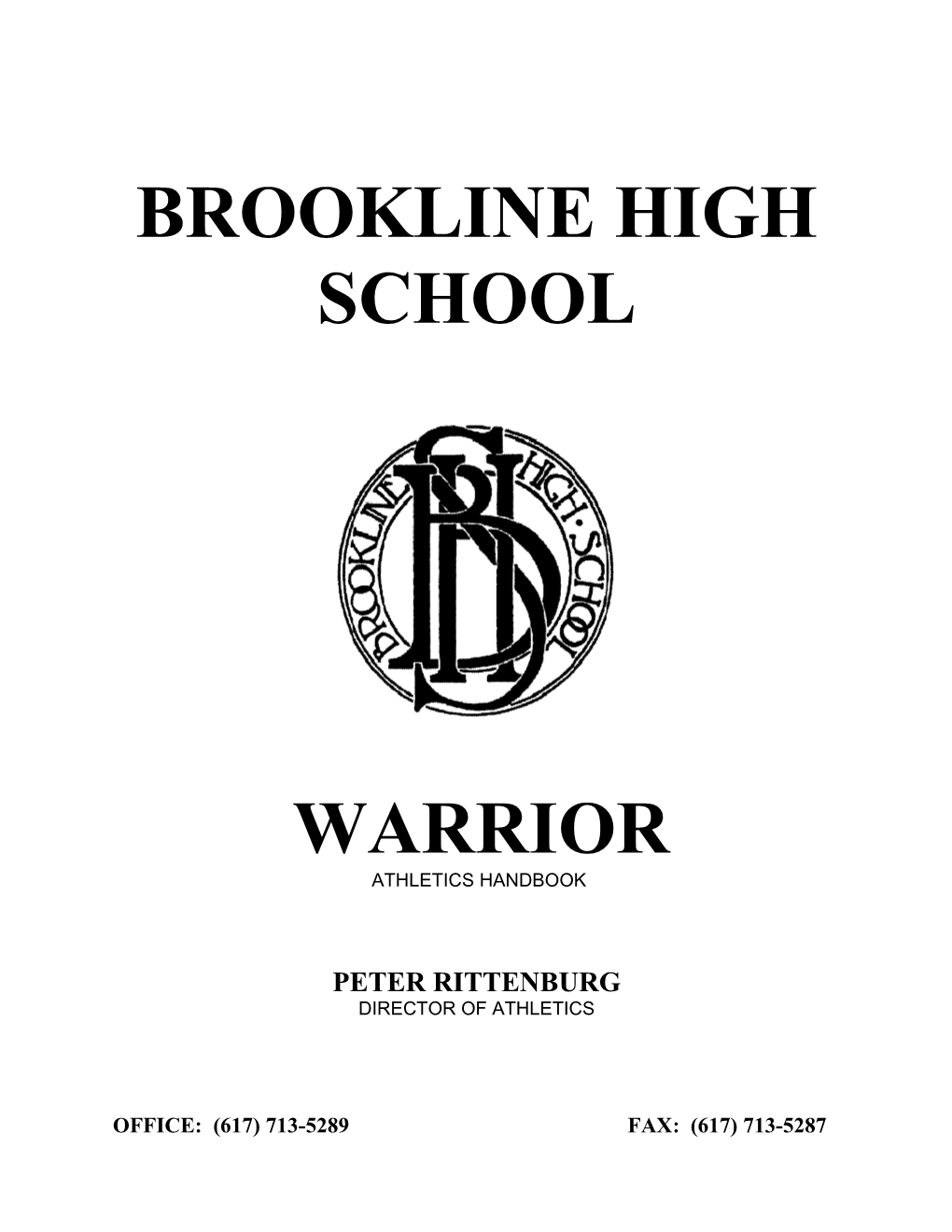 Brookline High School