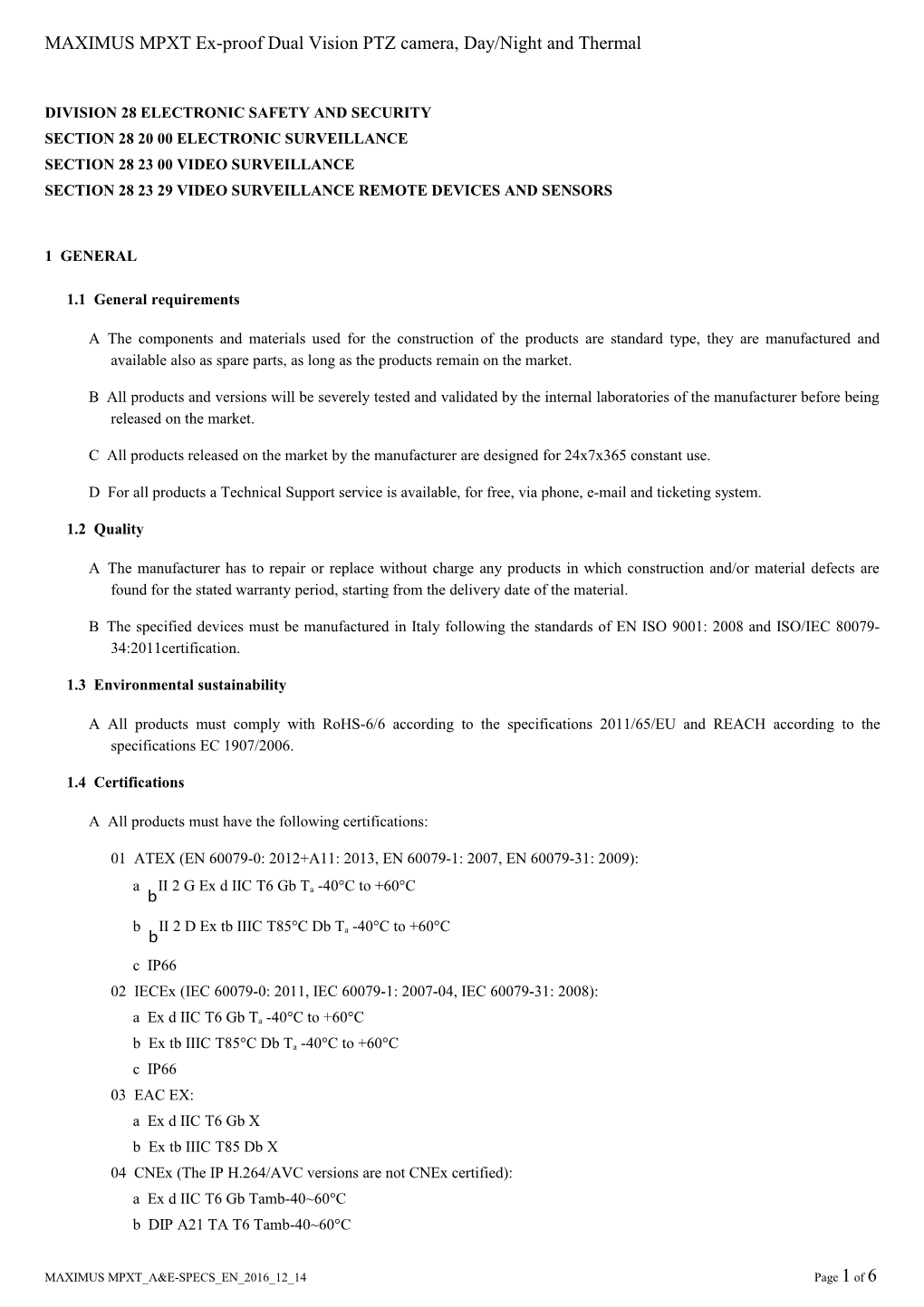 Documento A&E Ulisse Compact - Rev. 1