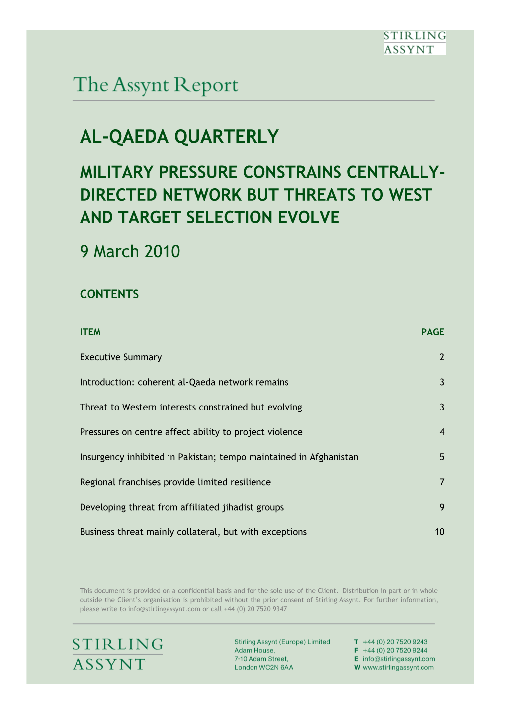 Al-Qaeda Quarterly