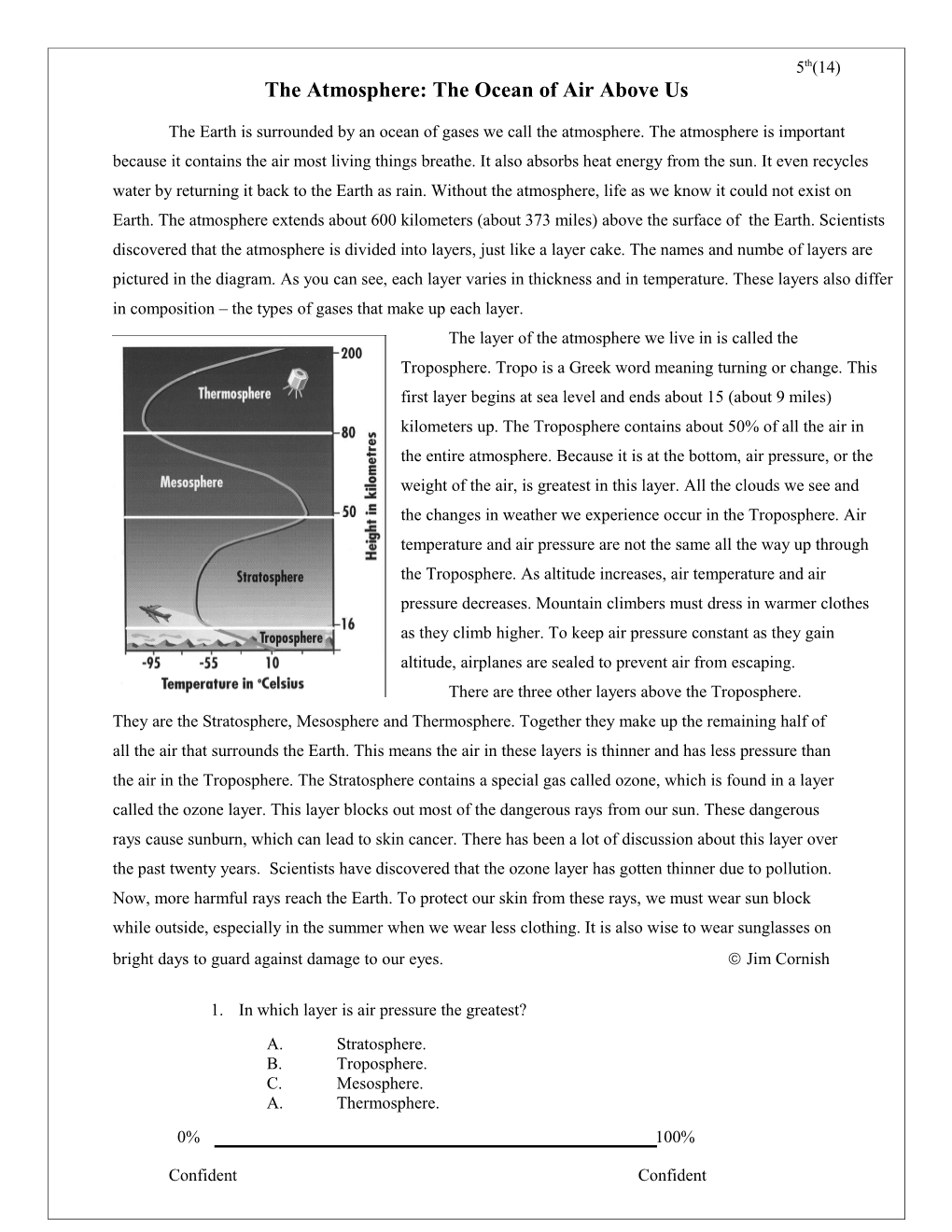 The Atmosphere: the Ocean of Air Above Us