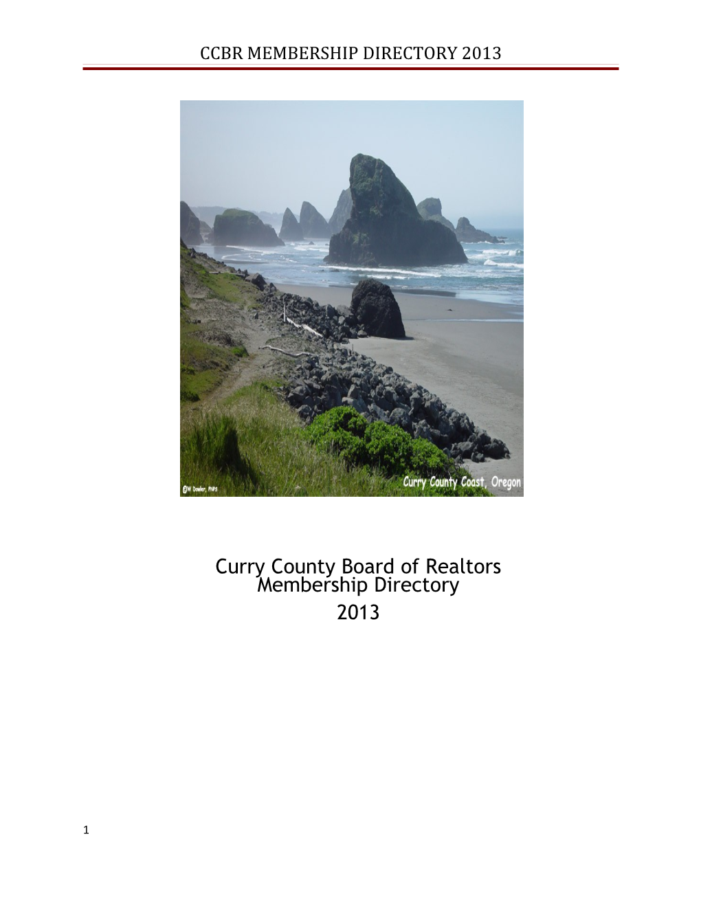 Ccbr Membership Directory 2012