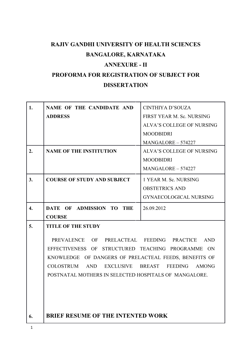 Rajiv Gandhi University of Health Sciences s46