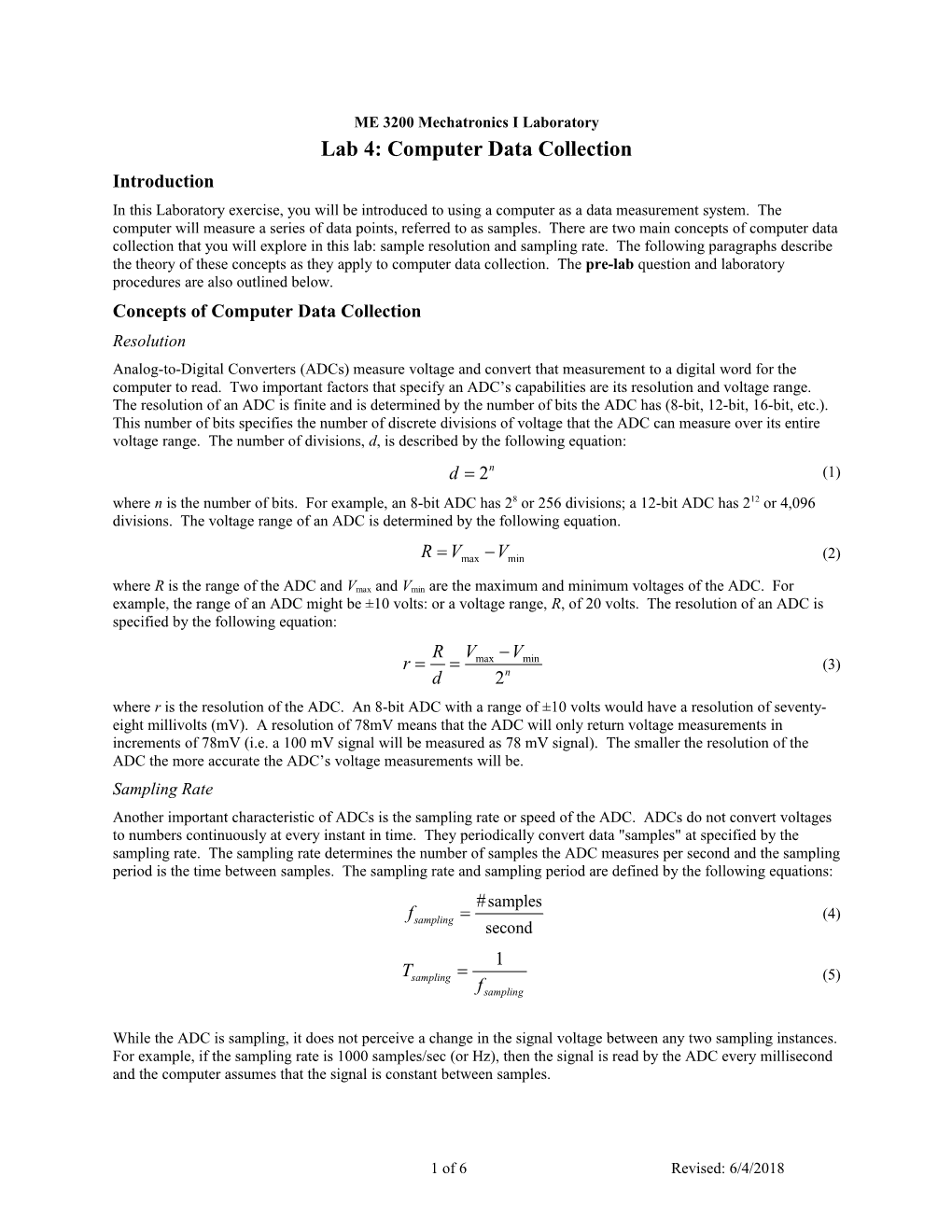 Lab 4: Computer Data Collection