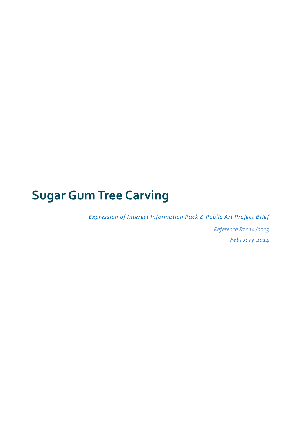 Sugar Gum Tree Carving
