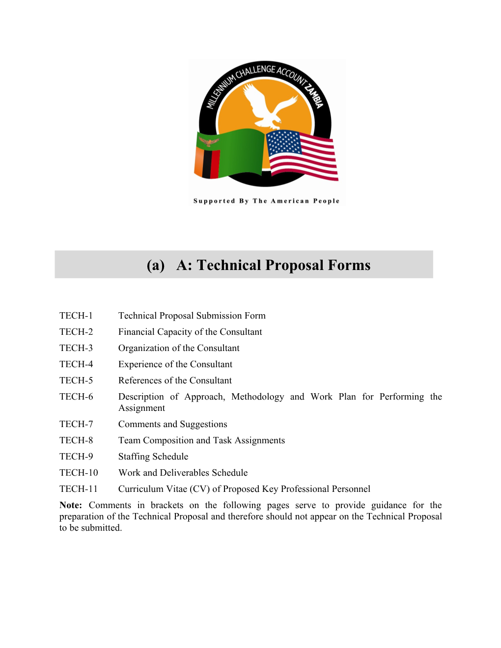 Standard Bidding Documents: Consulting Services (July 3, 2008)