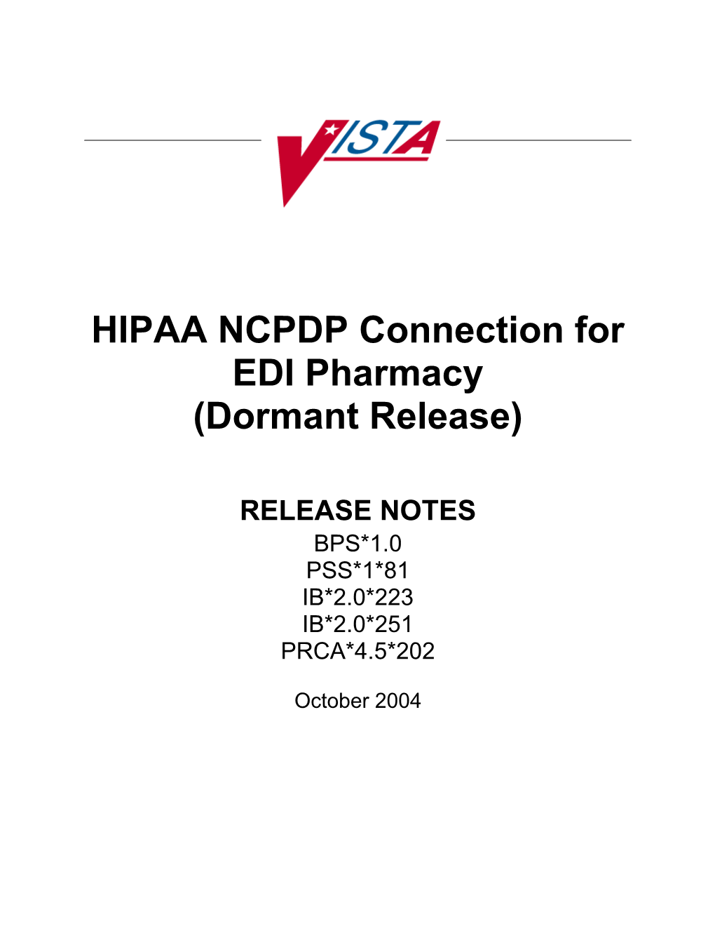 HIPAA NCPDP Connection for EDI Pharmacy