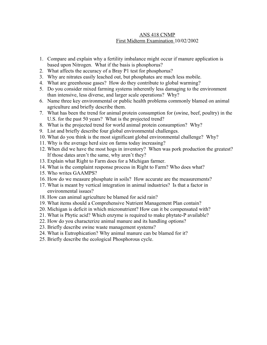 2. What Affects the Accuracy of a Bray P1 Test for Phosphorus?