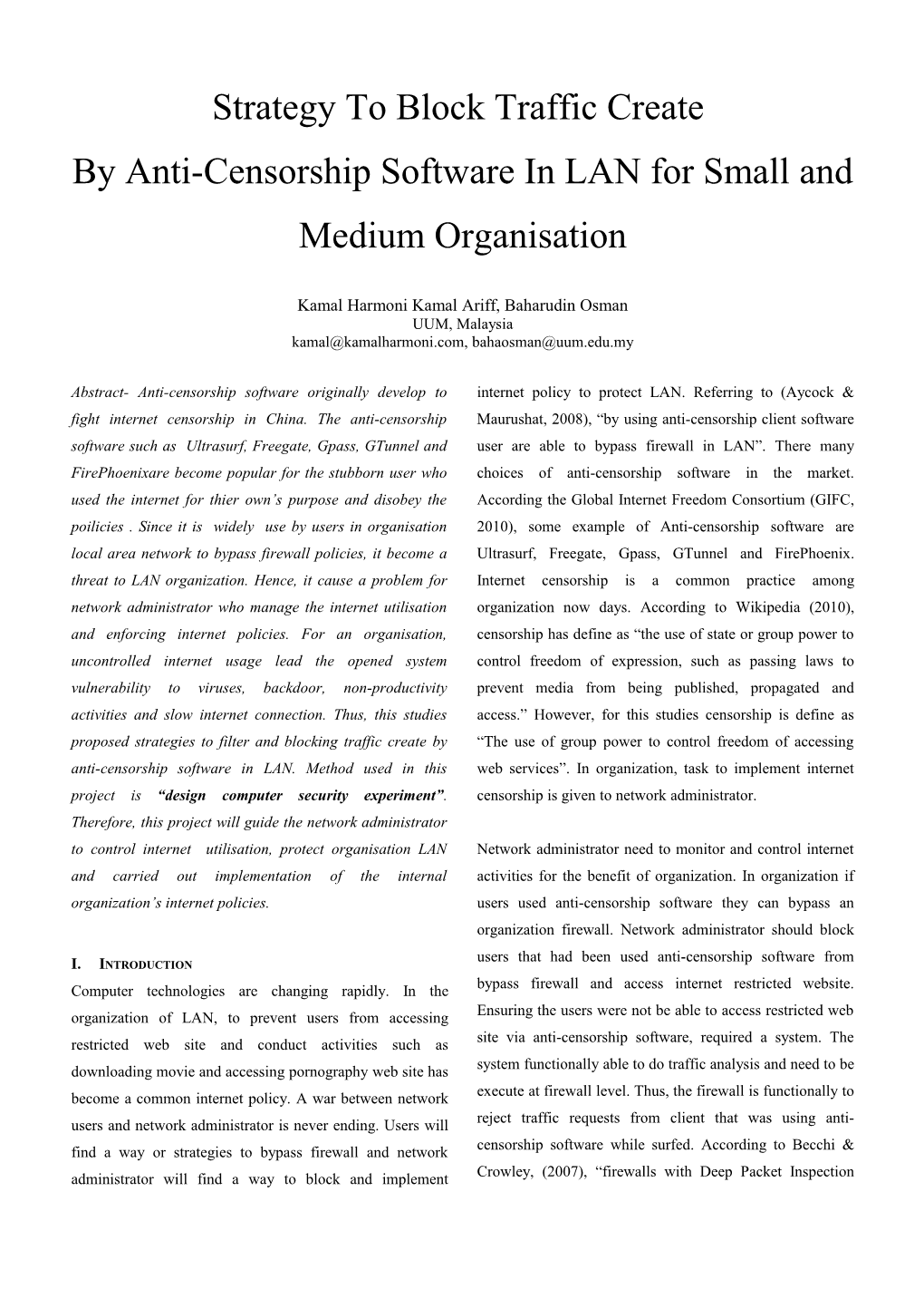 Preparation of Papers in Two-Column Format for the Proceedings in A4