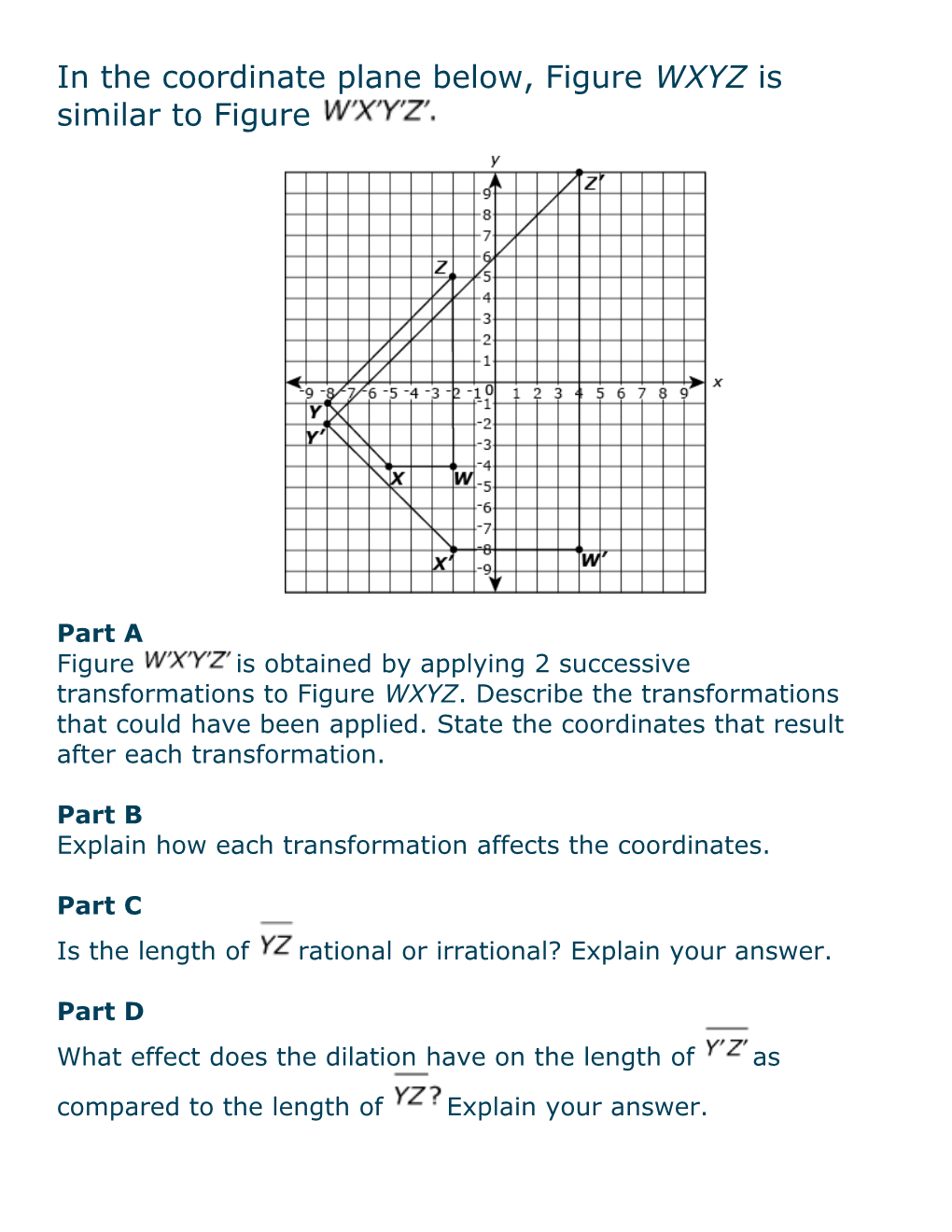 Unit 3 Test: Geometric Applications of Exponents