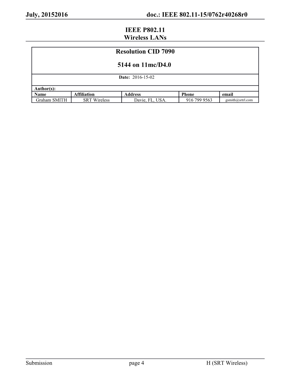 IEEE P802.11 Wireless Lans s77