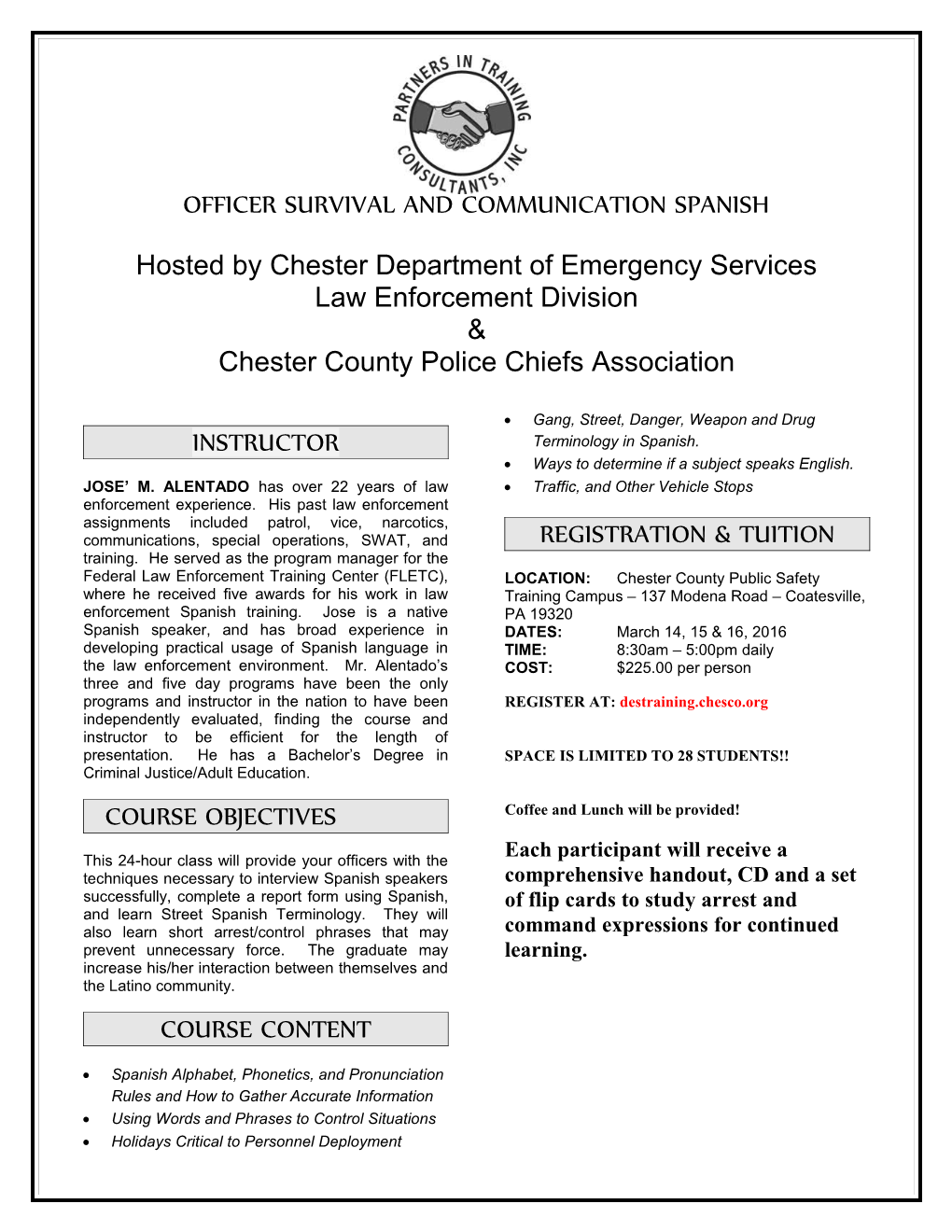 If You Do Not Want to Receive Training Notices Via Fax, Call 1-800-529-6874