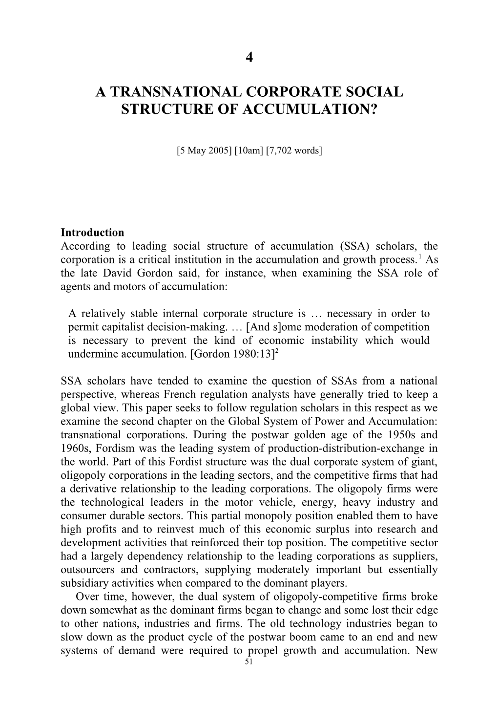 An Emerging Global Monetary-Trade Social Structure of Accumulation for Long Wave Upswing