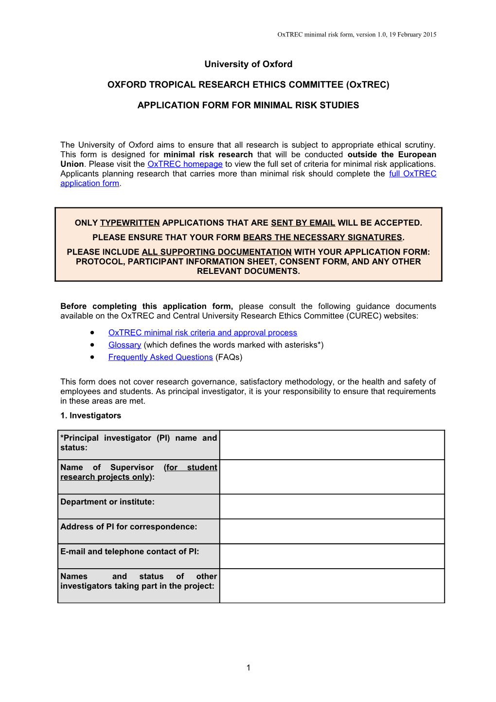 IDREC Reference Number