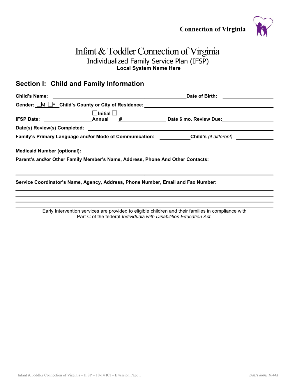 Connection of Virginia