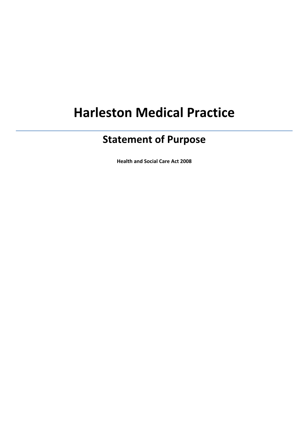 Harleston Medical Practice