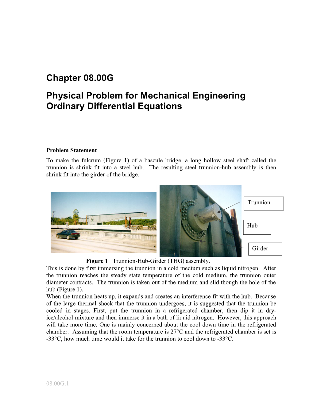 Ordinary Differential Equations-Physical Problem-Mechanical Engineering