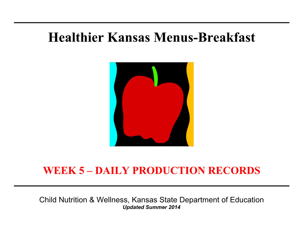 SMI Review Food Based Menu Planning and Production Record s1