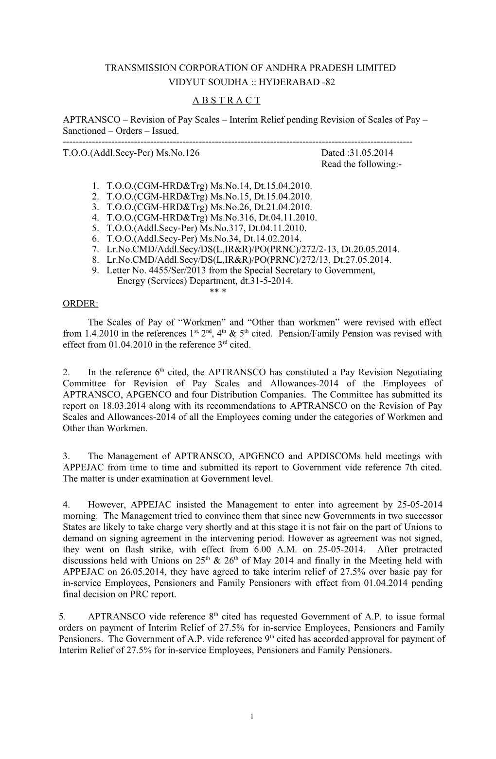 Transmission Corporation of Andhra Pradesh Limited