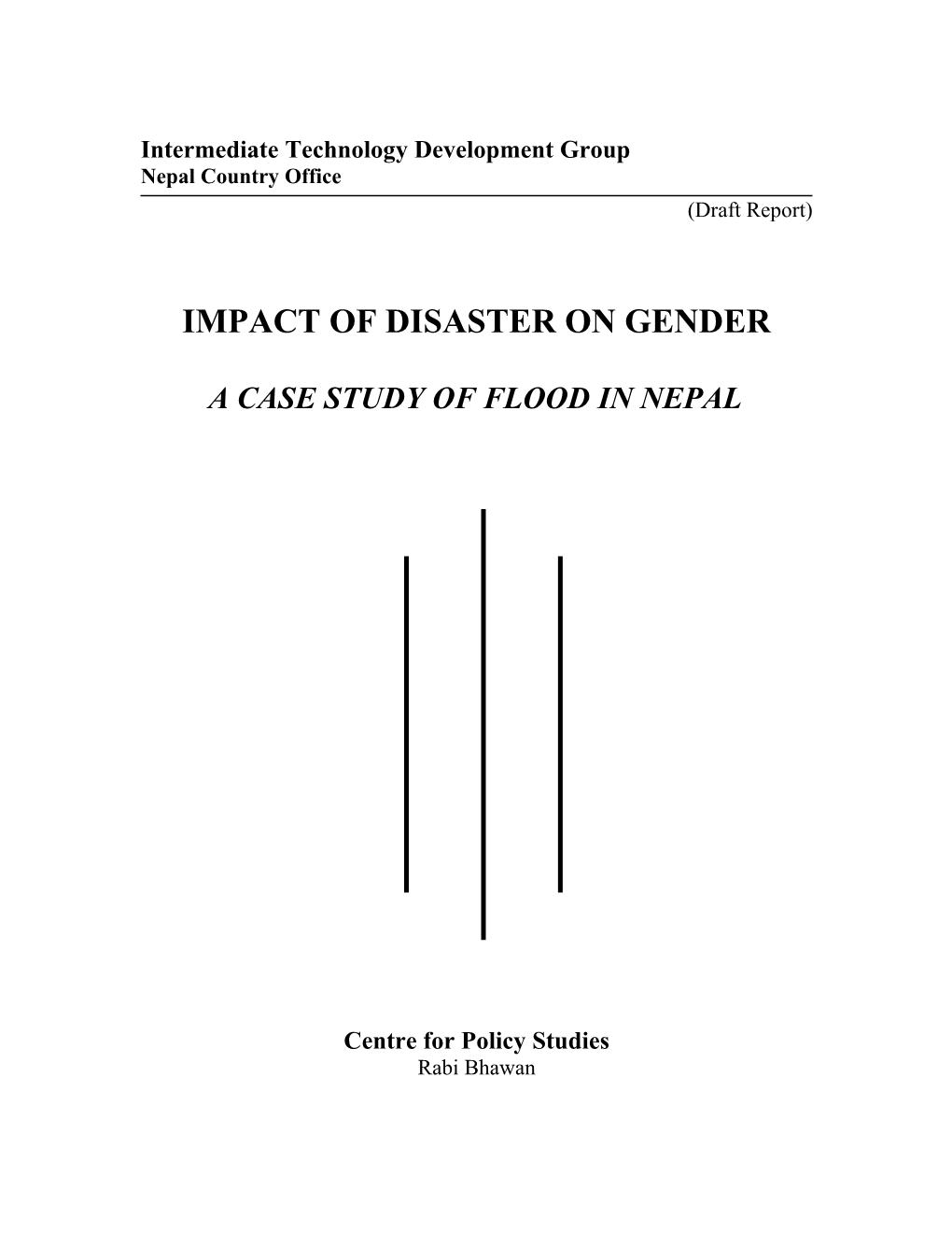 III-Activities of Men and Women in Different Situation