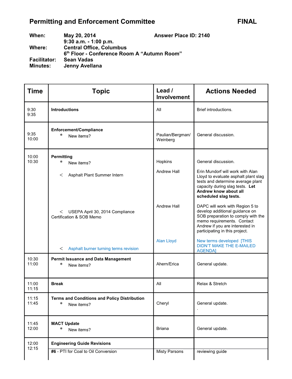 Permitting and Enforcement Committeefinal