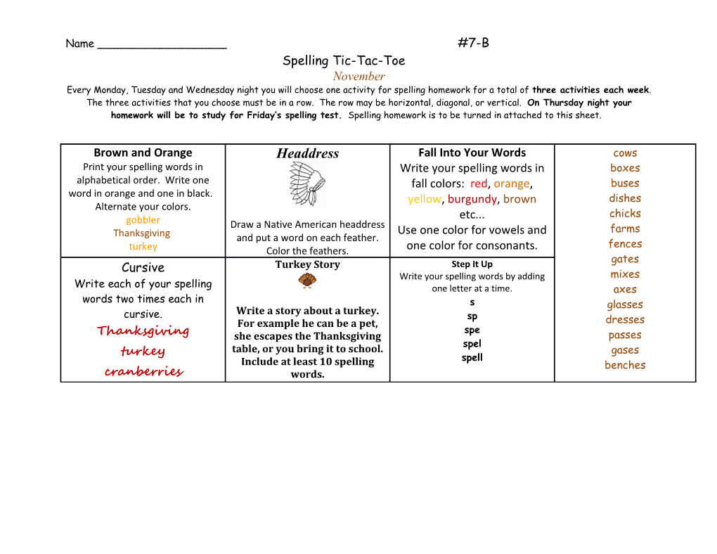 Spelling Tic-Tac-Toe s2