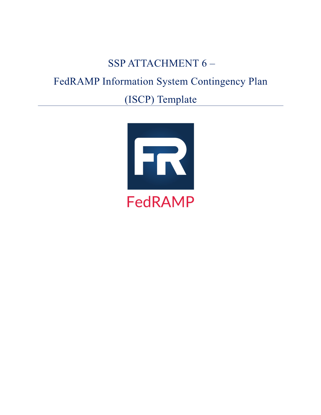 Fedramp IT Contengency Plan