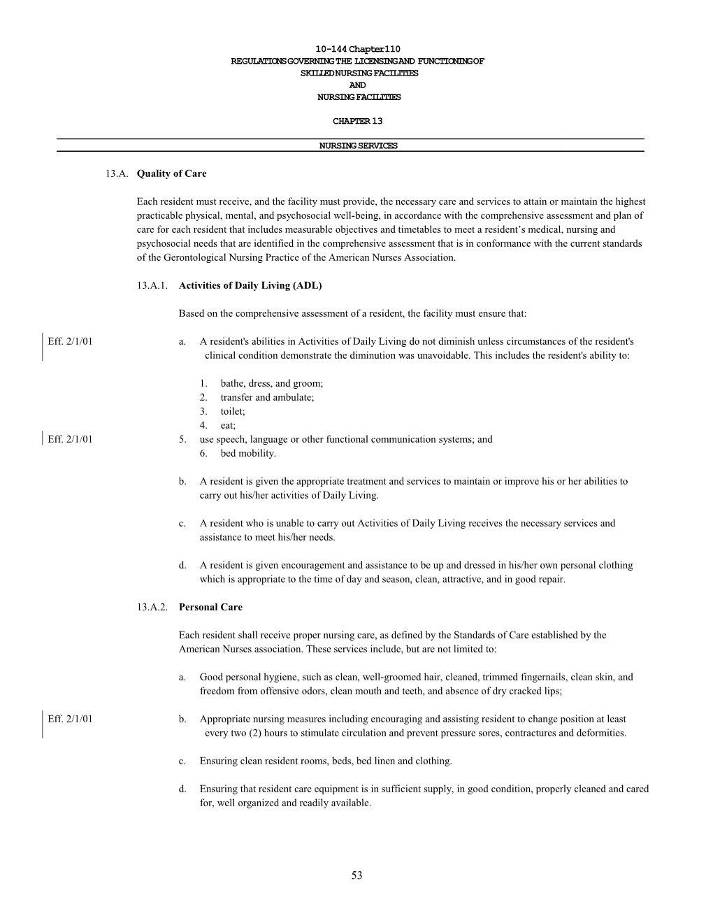 Regulations Governing the Licensing and Functioning Of