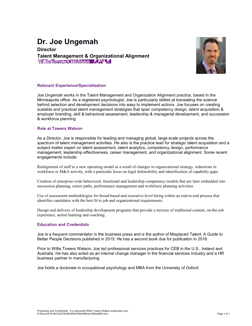 Talent Management & Organizational Alignment