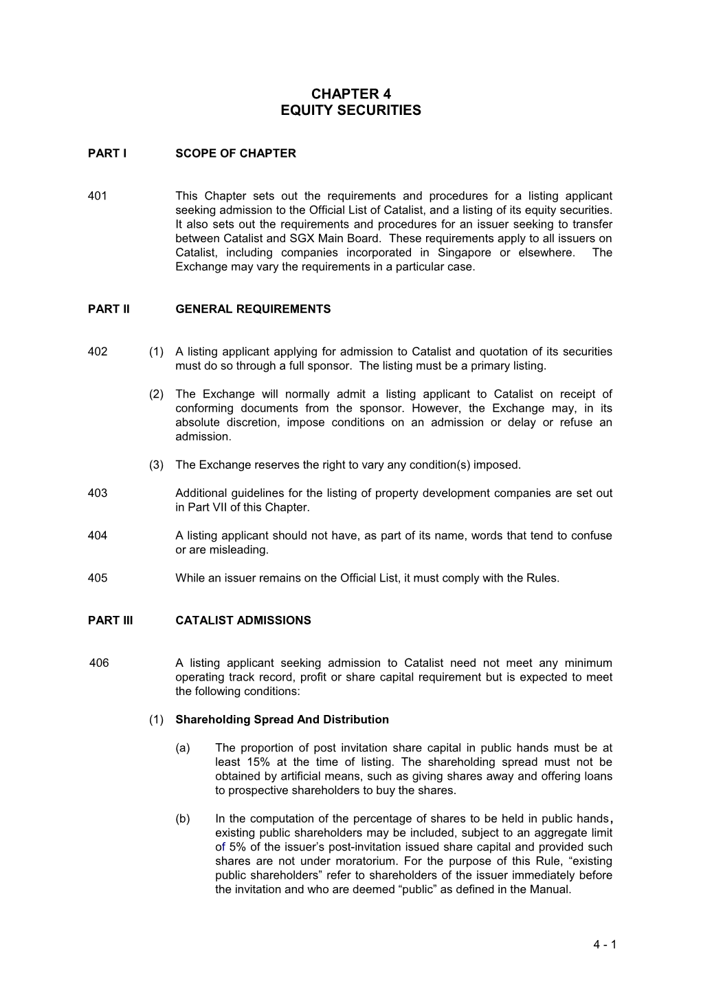 Equity Securities