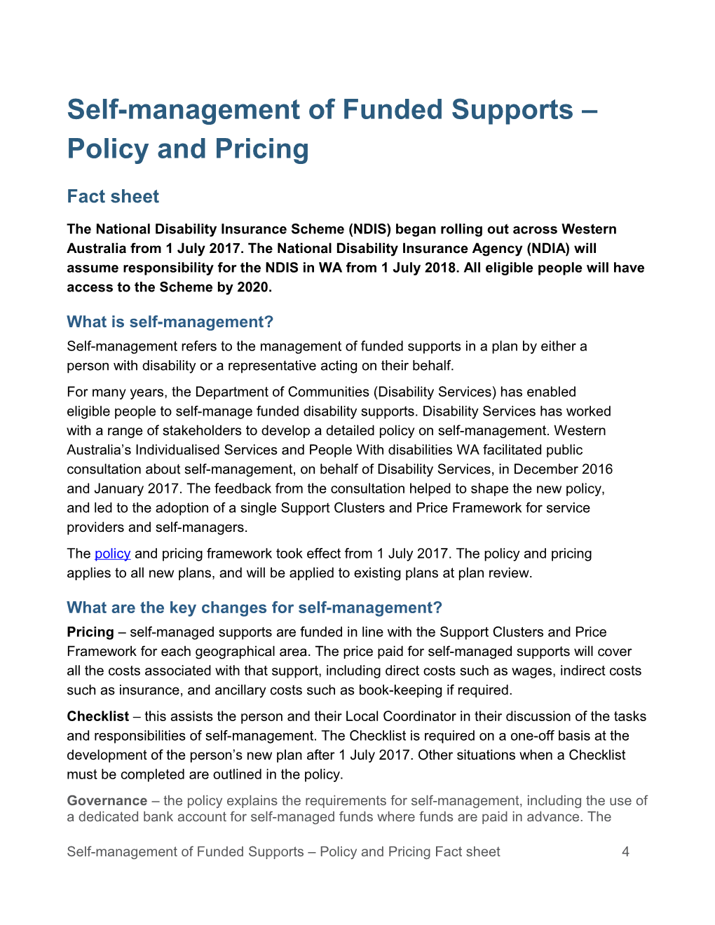 National Disabilty Insurance Scheme FAQ