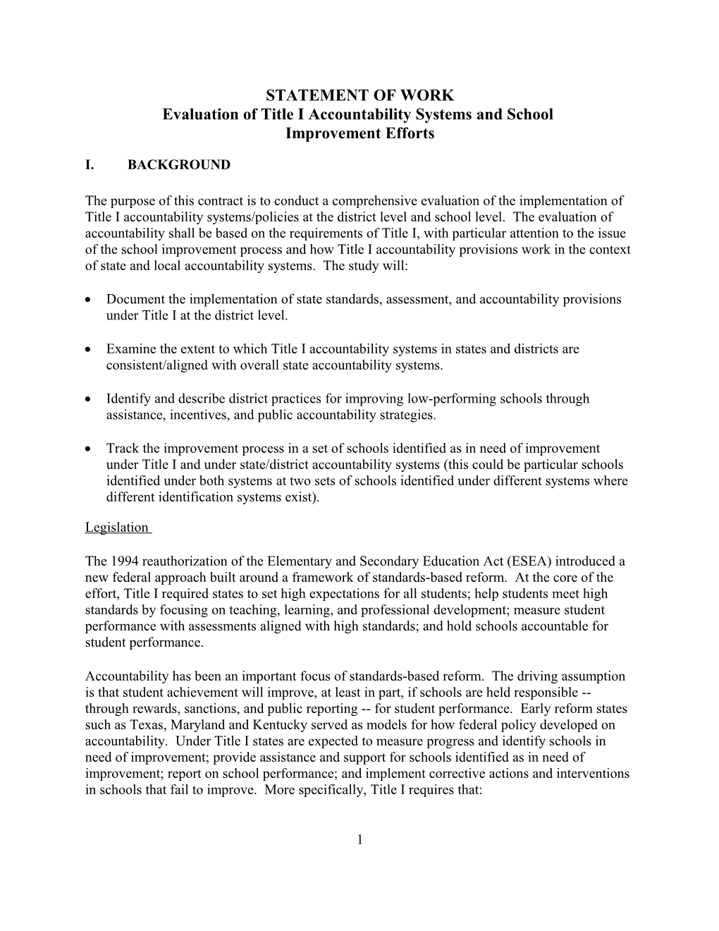 School Implementation and Impact Study