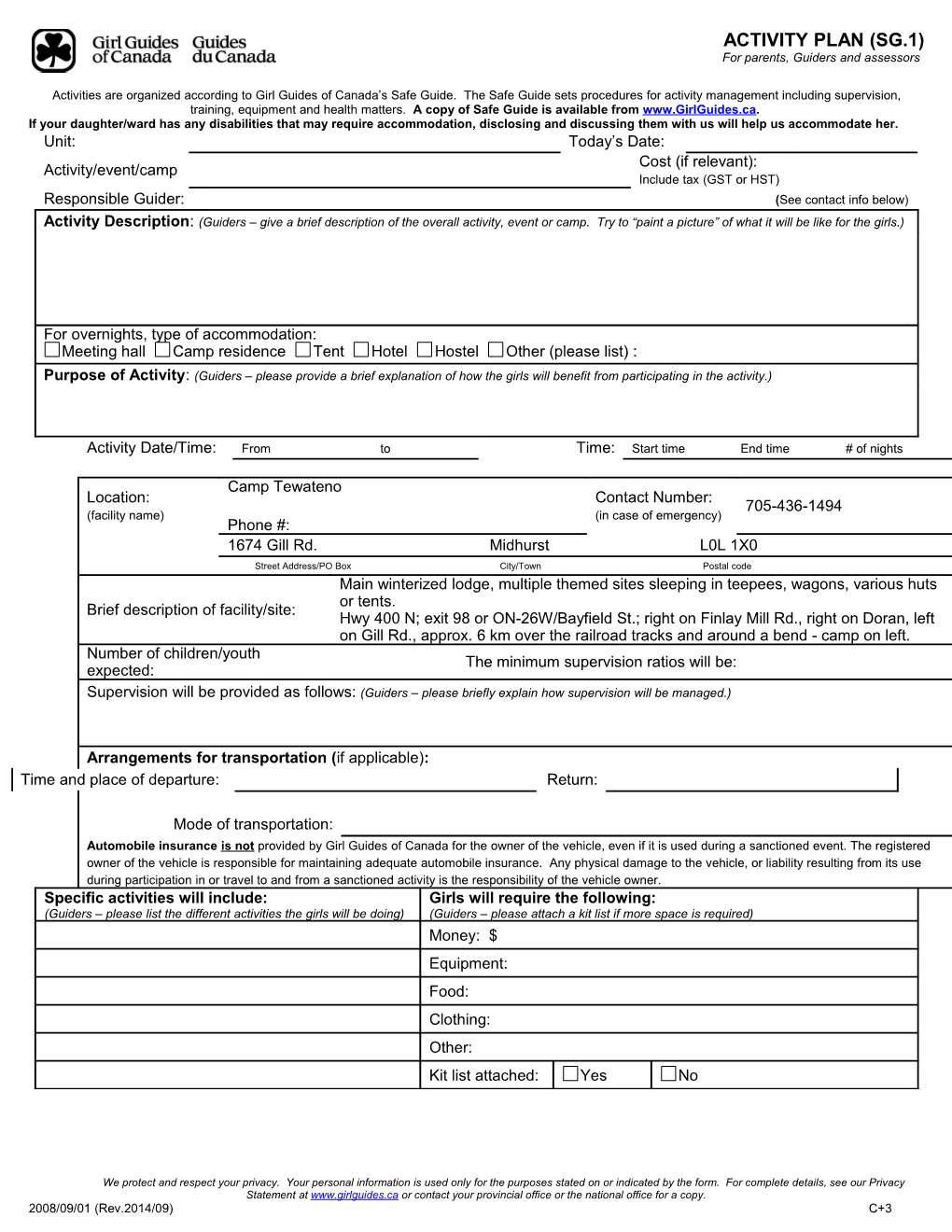 Parent/Guardian Information Sheet s1